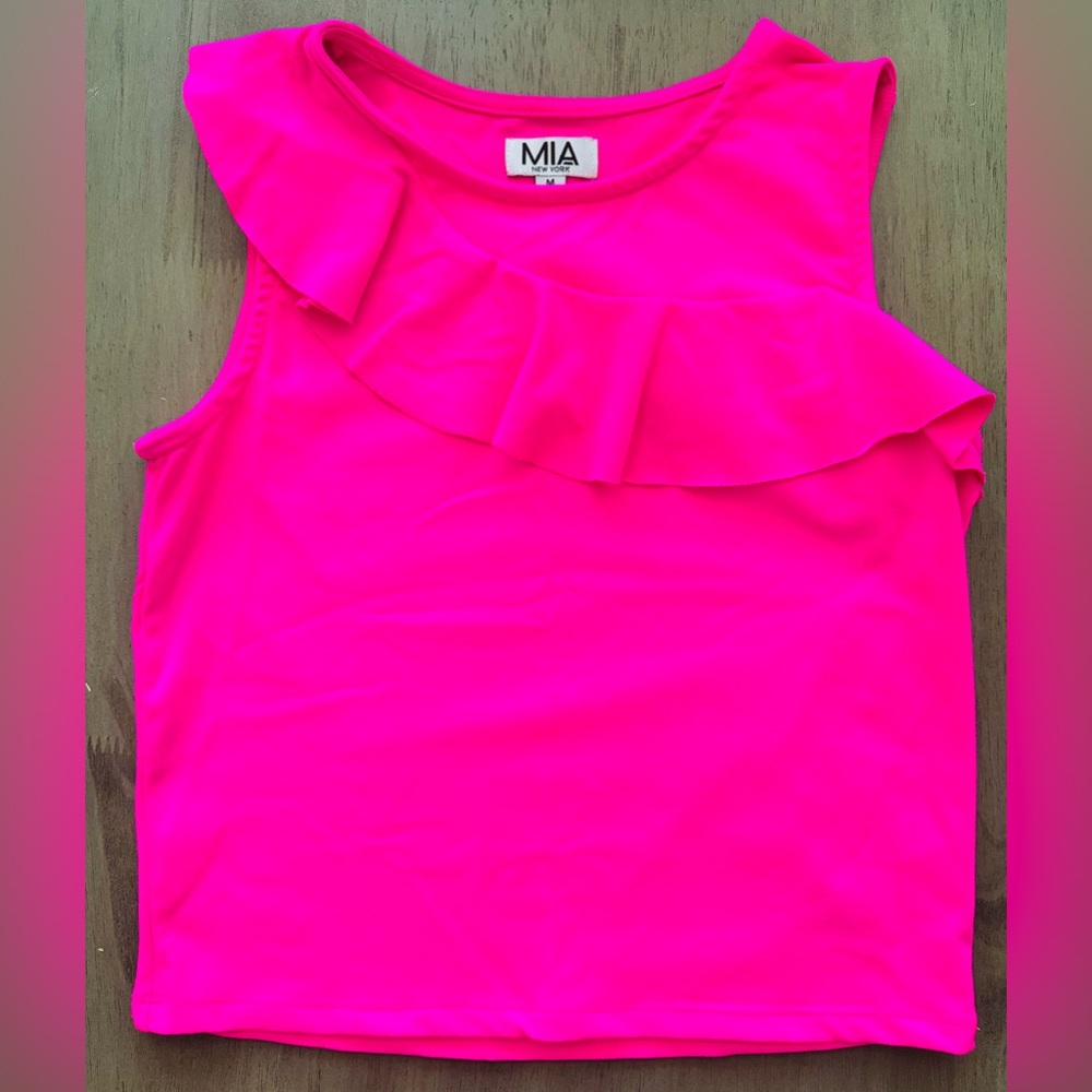 MIA New York Kid’s Ruffled Tank Top YM